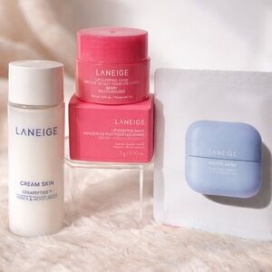 LANEIGE Mini Skincare Set | Cream Skin, Water Bank & Lip Sleeping Mask